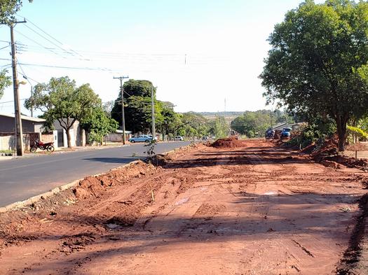 Infraestrutura inicia obra na Avenida Carlos Gomes, em Paranavaí
