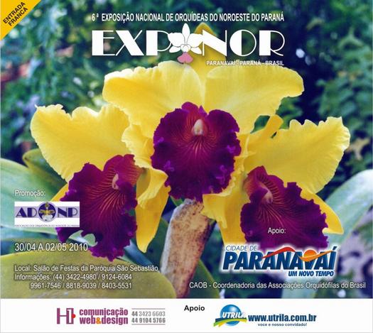6ª Exposição Nacional de Orquídeas do Noroeste do Paraná, em Paranavaí