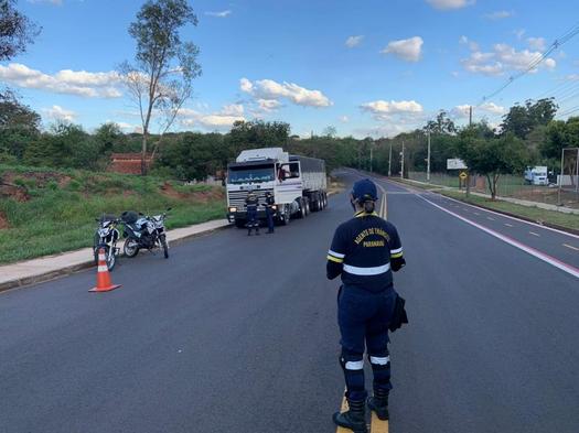 Fiscalização do DITRAN na Gabriel Esperidião, em Paranavaí