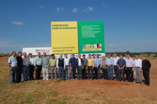 Começam as obras do IFPR, em Paranavaí