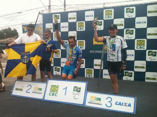 Júnior repetiu o feito realizado em 2012, quando consagrou-se Campeão Brasileiro de Paraciclismo