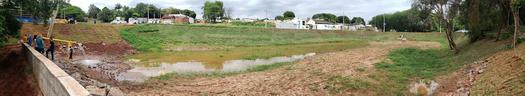 Município finaliza infraestrutura do lago do Parque Ouro Branco, em Paranavaí