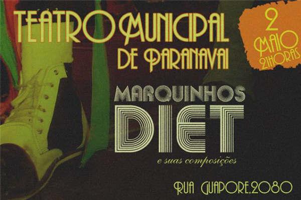 Marquinhos Diet e suas composições, em Paranavaí
