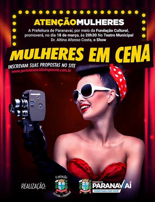 Fundação Cultural abre inscrições para o Mulheres em Cena, em Paranavaí