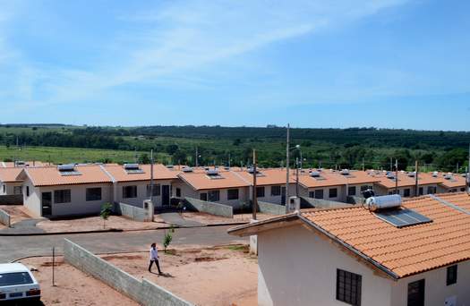 As casas possuem 36 metros quadrados cada, em Paranavaí