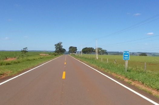 Rodovia entre Paranavaí e Querência do Norte recebe reforço de segurança viária