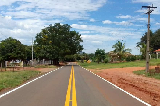 Rodovia de Diamante do Norte recebe melhorias de segurança viária