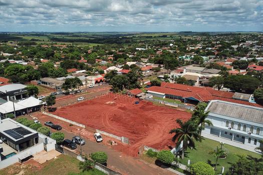 Terreno que receberá o Pronto Atendimento, em Alto Paraná