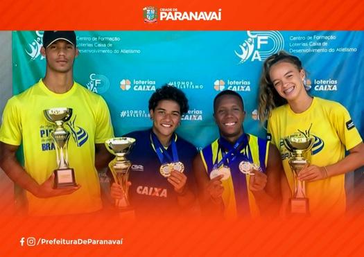 Quatro atletas de Paranavaí quebram recordes no campeonato paranaense sub-20 de atletismo