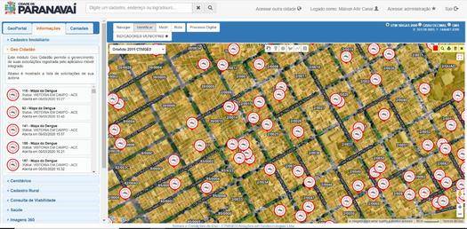 Georreferenciamento auxilia combate à dengue, em Paranavaí