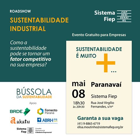 Roadshow Sustentabilidade Industrial, em Paranavaí