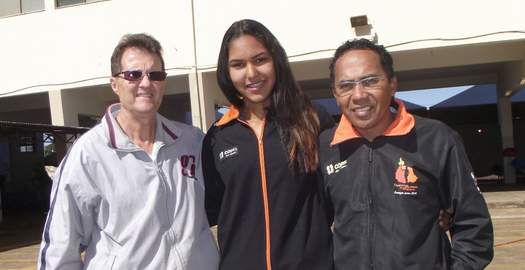 Agnaldo Souza dos Santos, Tamires Santana e Ademir Nicola Francisco, em Paranavaí