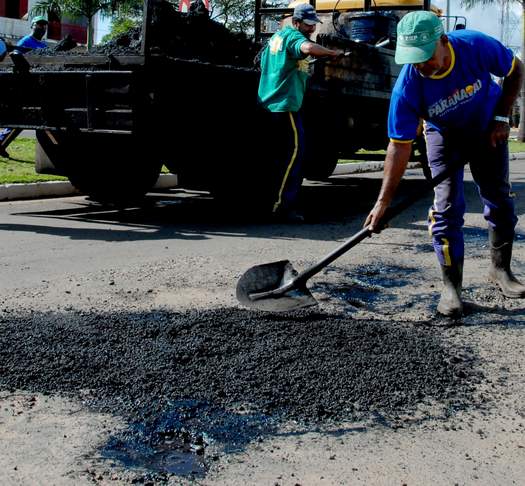 Retomada operação tapa buracos em Paranavaí