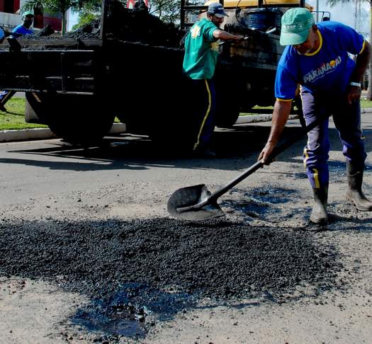 Retomada operação tapa buracos em Paranavaí 